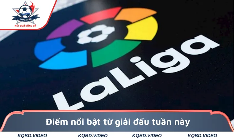 Kết Quả Bóng Đá La Liga - Tỷ Số Bóng Đá Tây Ban Nha 2 Điểm nổi bật từ giải đấu tuần này