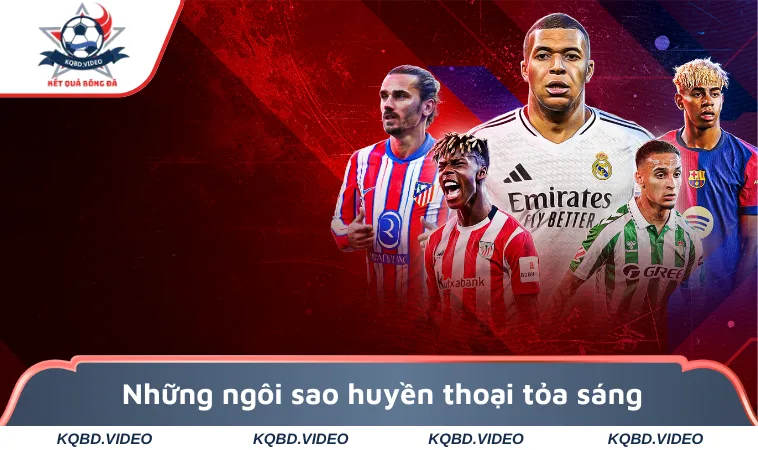 Những ngôi sao huyền thoại tỏa sáng rực rỡ
