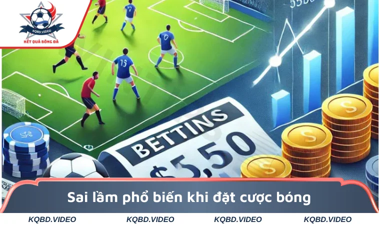 Sai lầm phổ biến khi đặt cược bóng