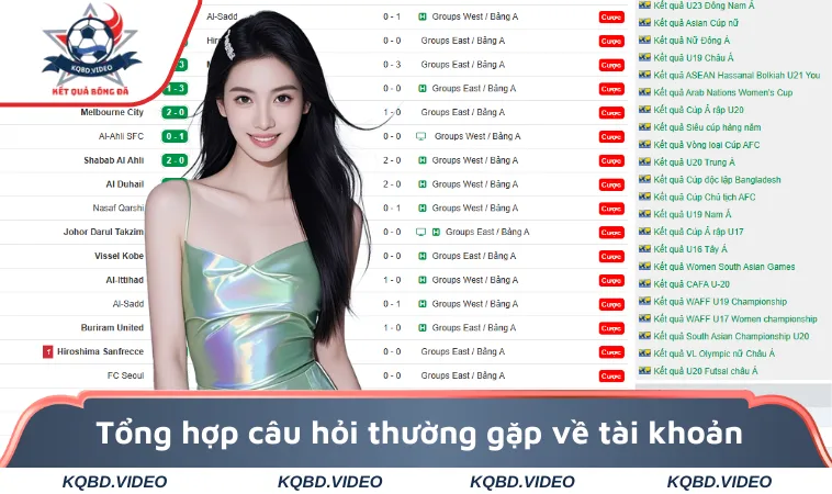 Tổng hợp câu hỏi thường gặp về tài khoản người dùng